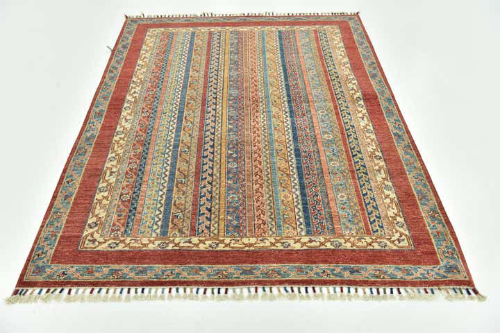 5' x 6' 6 Hand Knotted Ariana Ziegler Rug