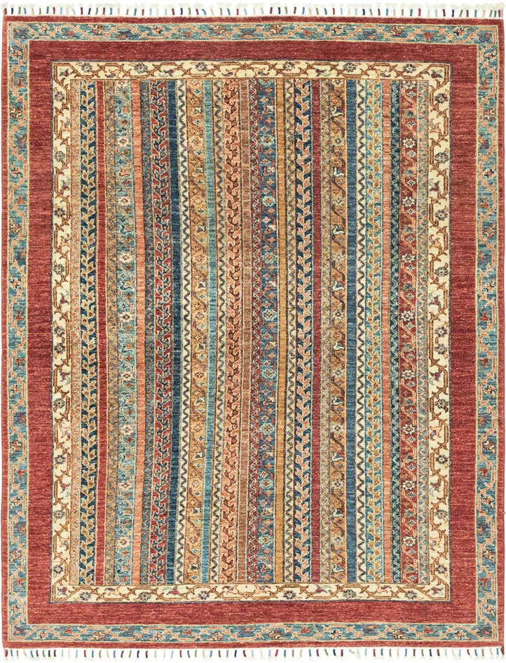 Detail image of 5' x 6' 6 Hand Knotted Ariana Ziegler Rug