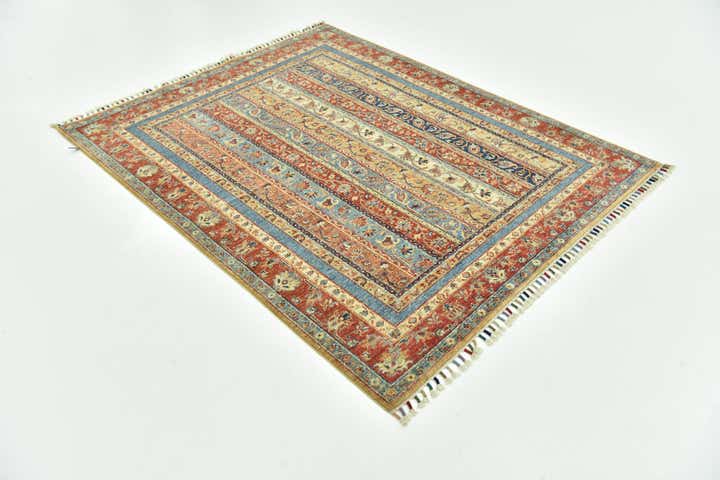 4' 11 x 6' 2 Hand Knotted Ariana Ziegler Rug