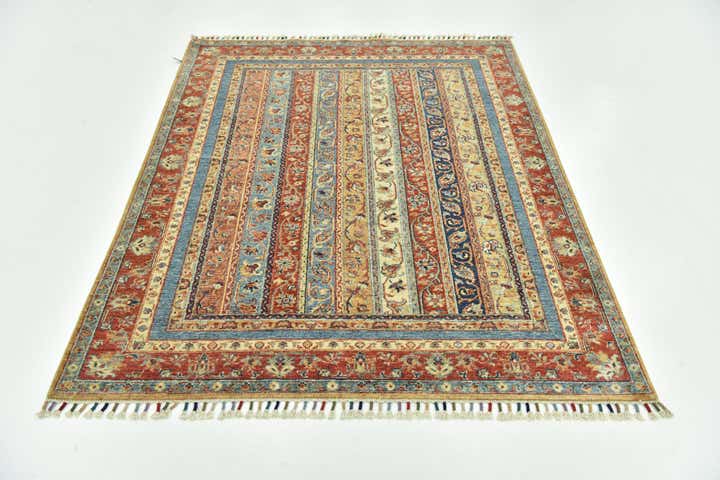 4' 11 x 6' 2 Hand Knotted Ariana Ziegler Rug