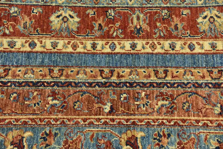 4' 11 x 6' 2 Hand Knotted Ariana Ziegler Rug