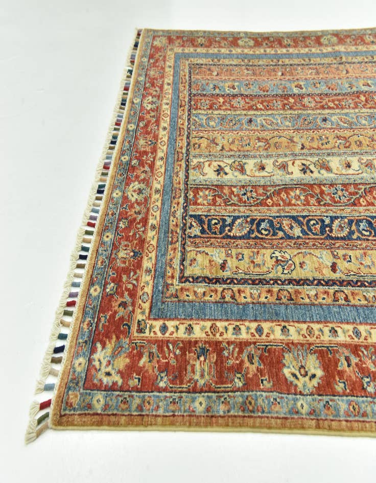 Detail image of 4' 11 x 6' 2 Hand Knotted Ariana Ziegler Rug