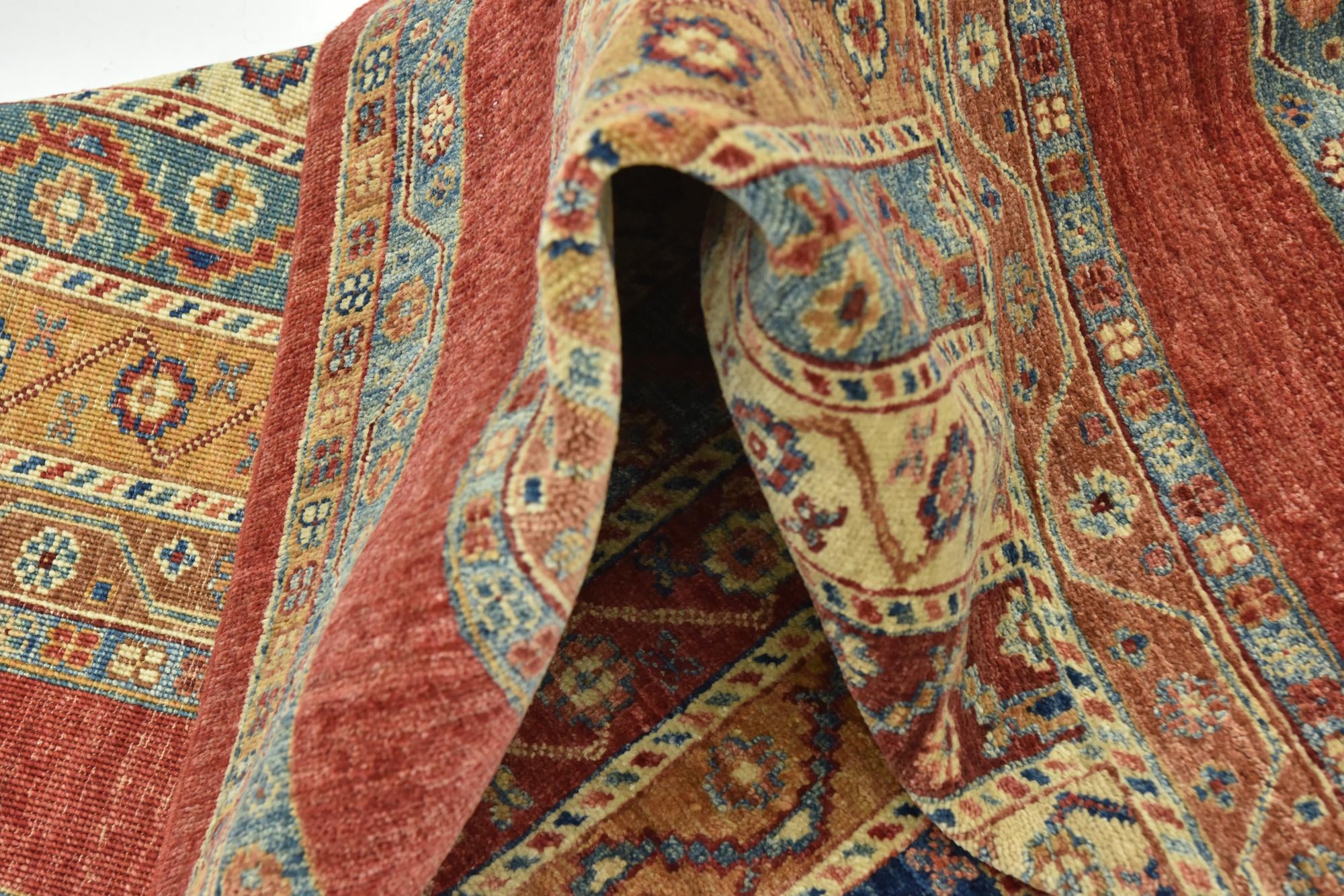 5' 8 x 8' Hand Knotted Ariana Ziegler Rug