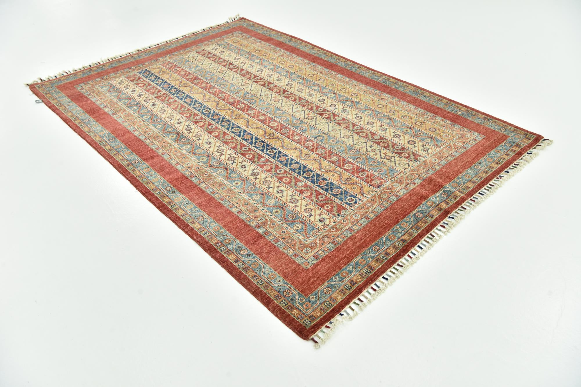 5' 8 x 8' Hand Knotted Ariana Ziegler Rug