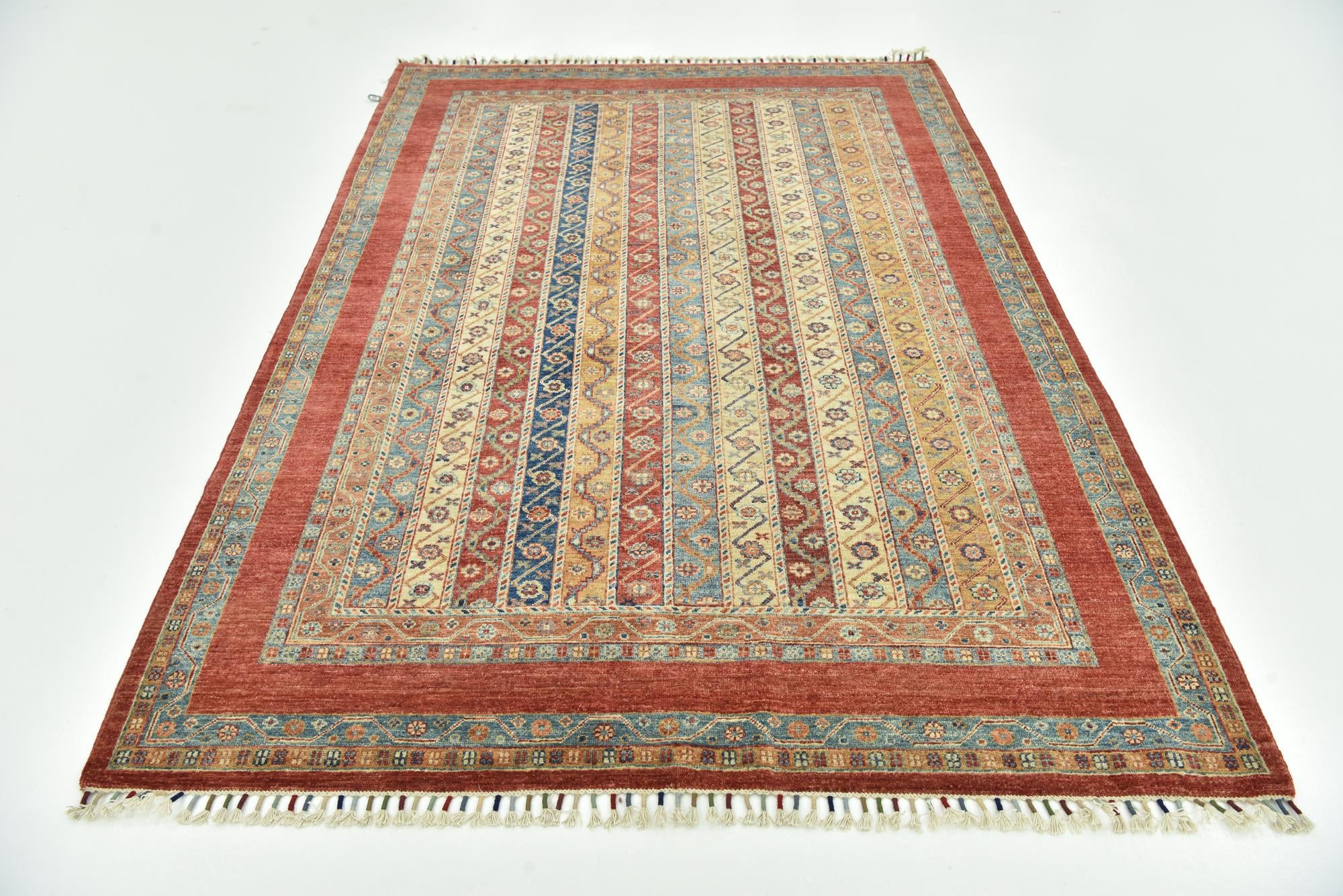 5' 8 x 8' Hand Knotted Ariana Ziegler Rug