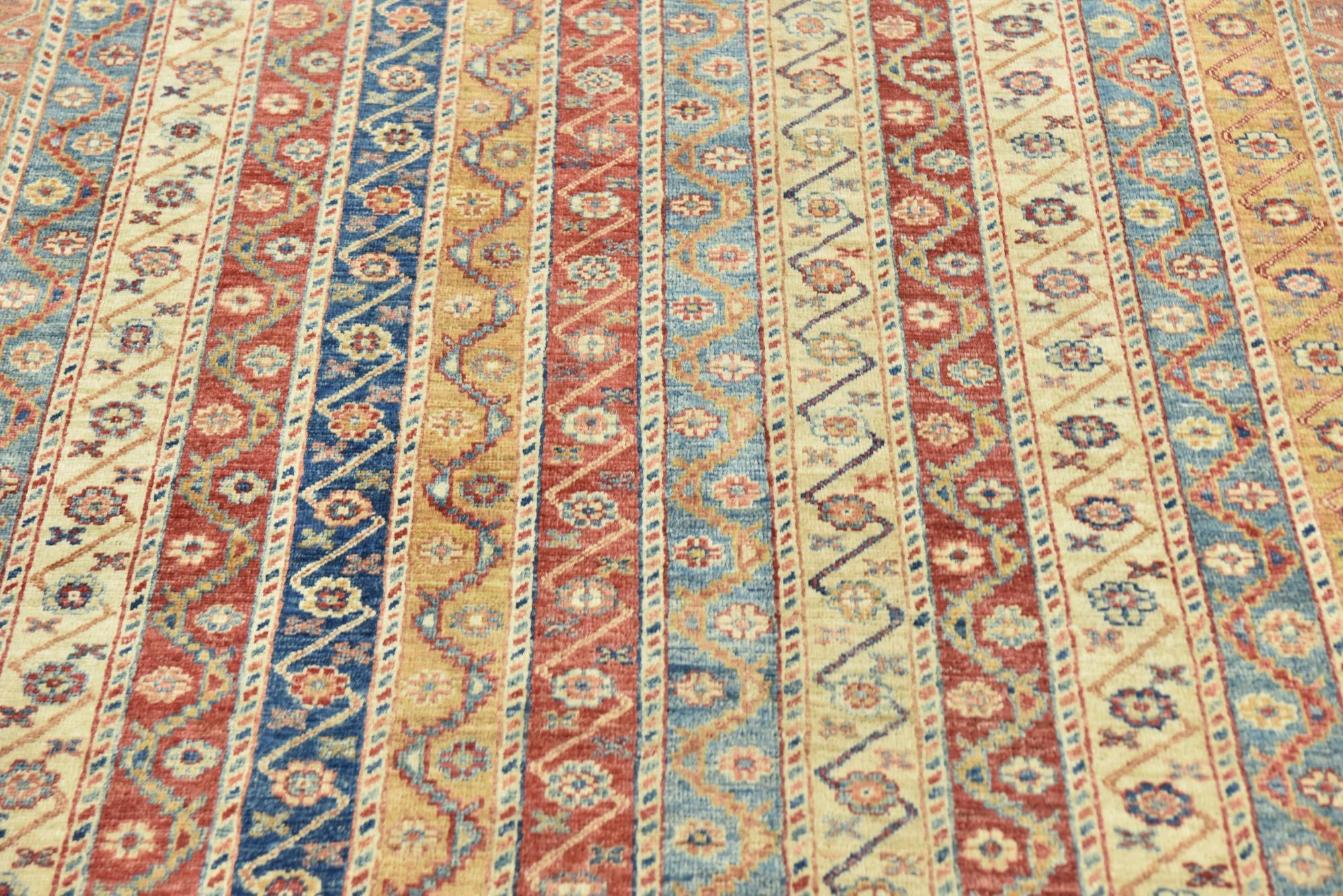 5' 8 x 8' Hand Knotted Ariana Ziegler Rug