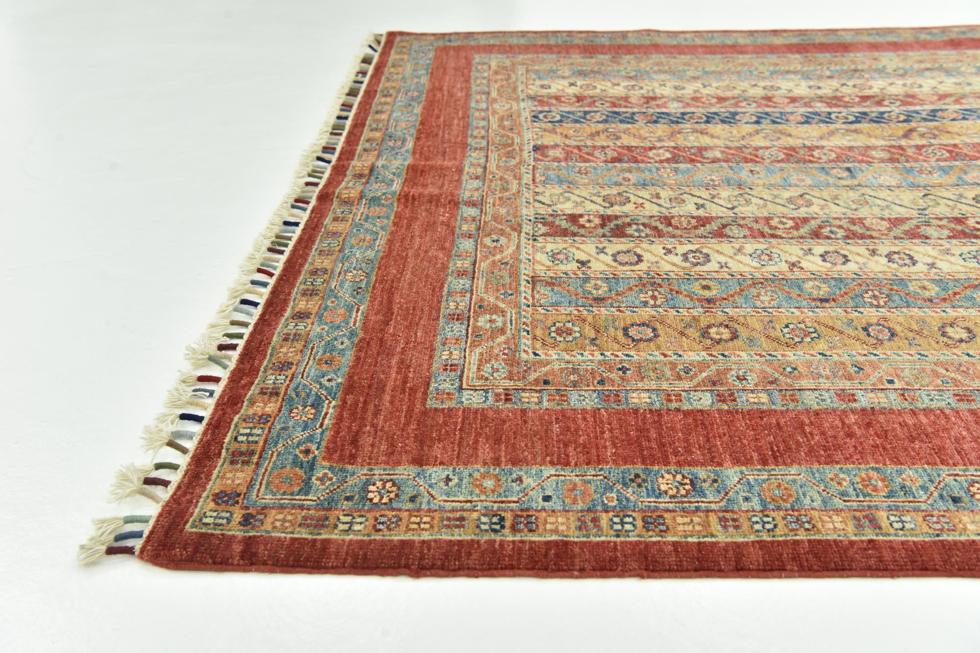 5' 8 x 8' Hand Knotted Ariana Ziegler Rug