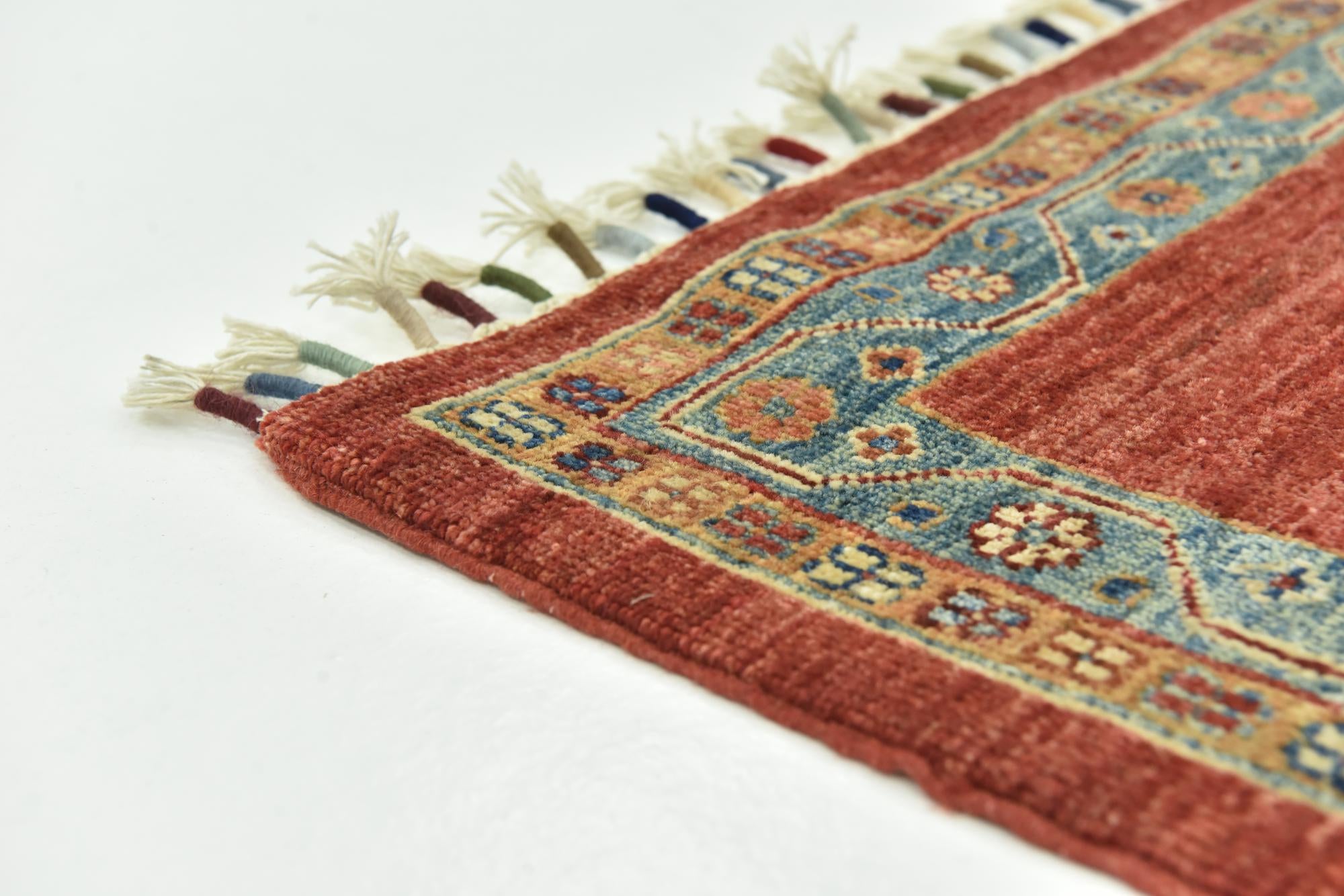 5' 8 x 8' Hand Knotted Ariana Ziegler Rug