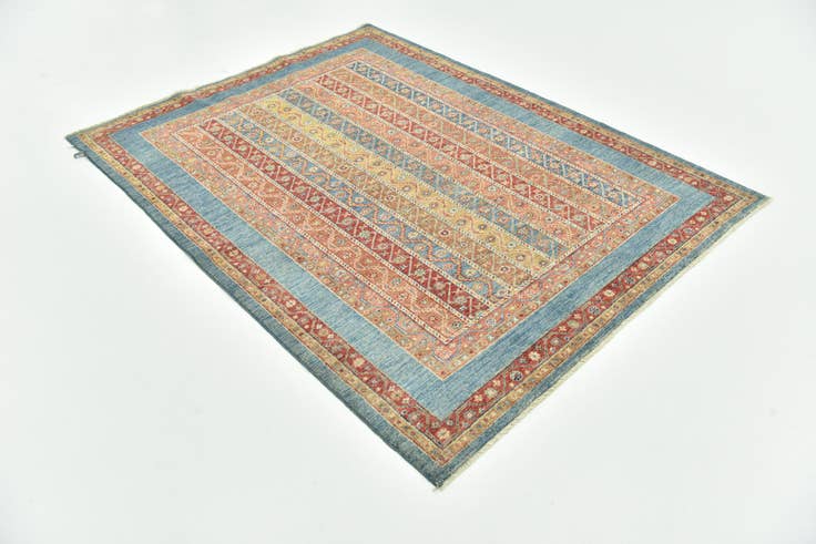 Detail image of 4' 11 x 6' 5 Hand Knotted Ariana Ziegler Rug