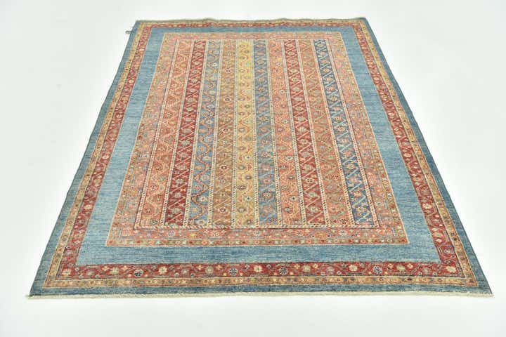 4' 11 x 6' 5 Hand Knotted Ariana Ziegler Rug