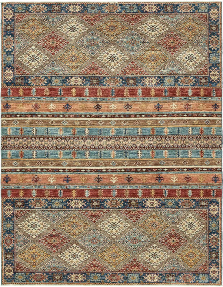 Detail image of 5' 10 x 7' 7 Hand Knotted Ariana Ziegler Rug