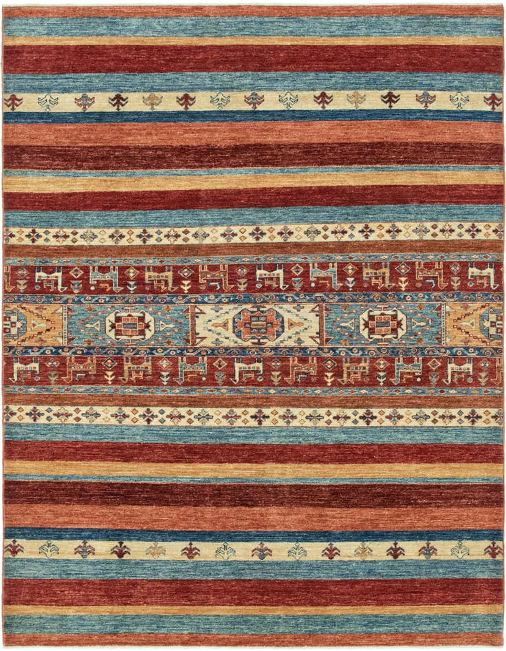 Detail image of 5' 8 x 7' 10 Hand Knotted Ariana Ziegler Rug