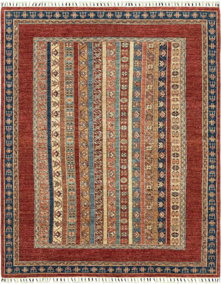 Detail image of 4' 11 x 6' 7 Hand Knotted Ariana Ziegler Rug