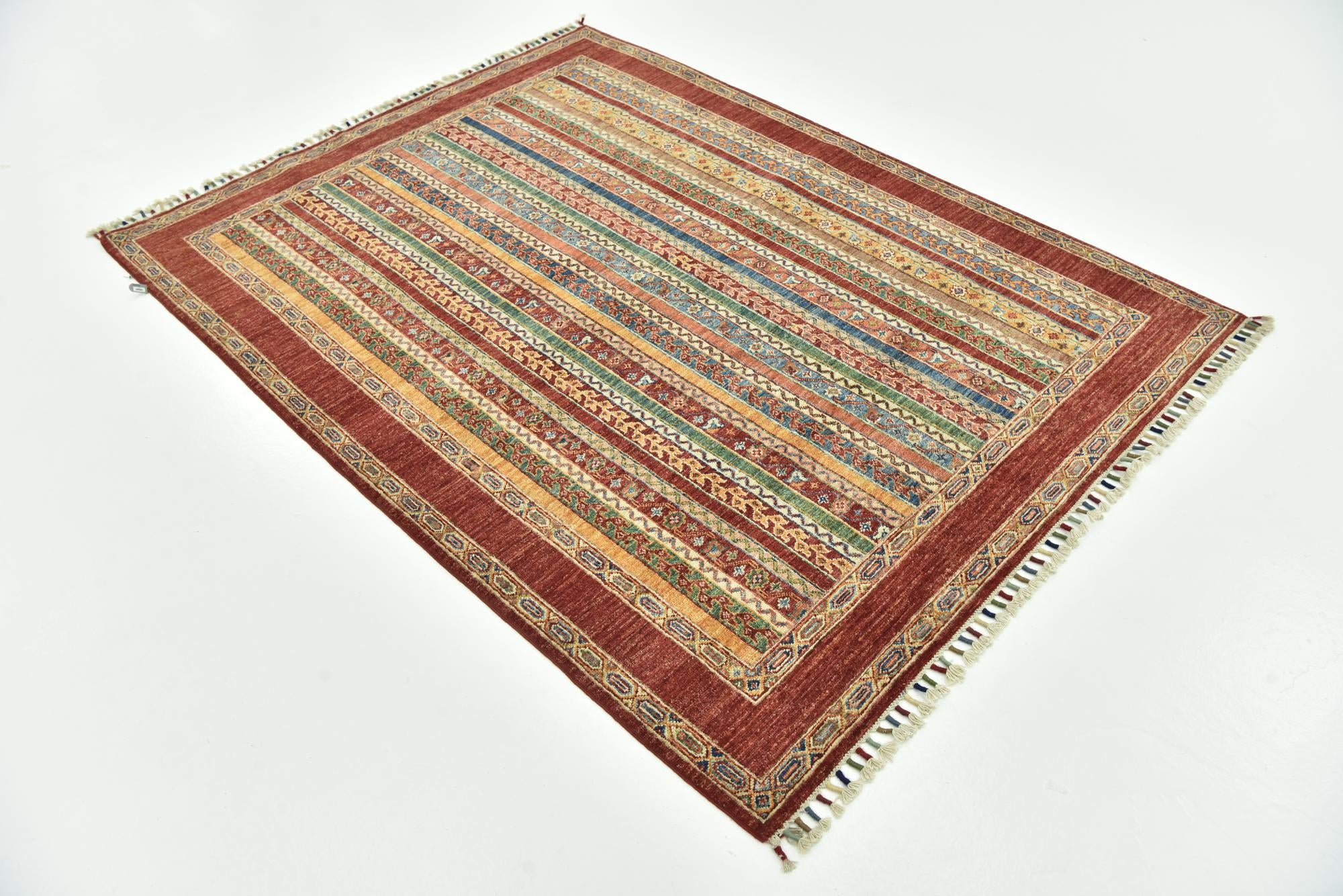 5' x 6' 7 Hand Knotted Ariana Ziegler Rug
