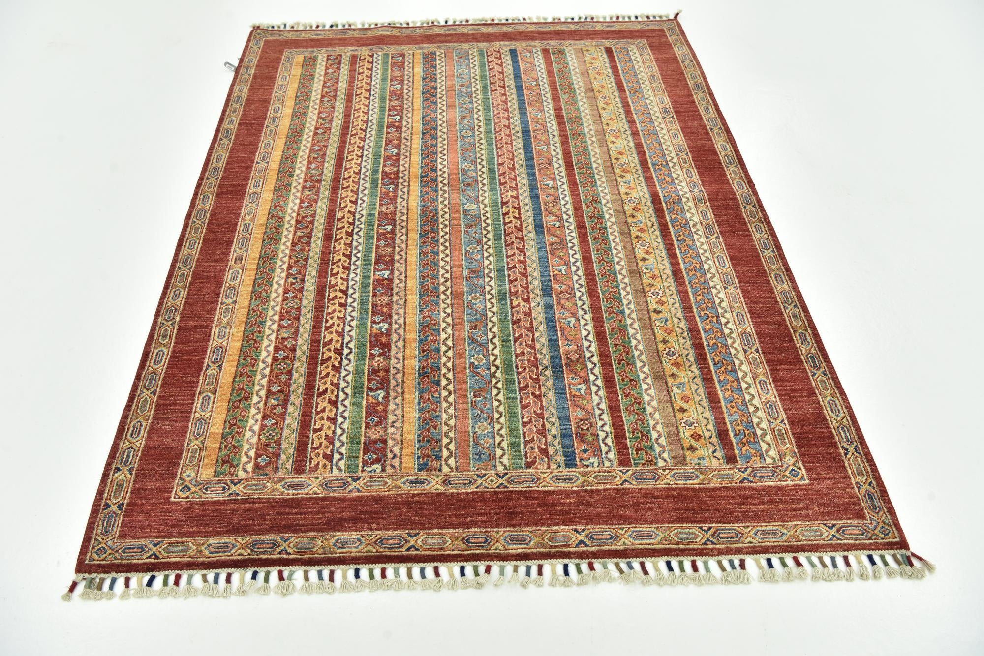 5' x 6' 7 Hand Knotted Ariana Ziegler Rug
