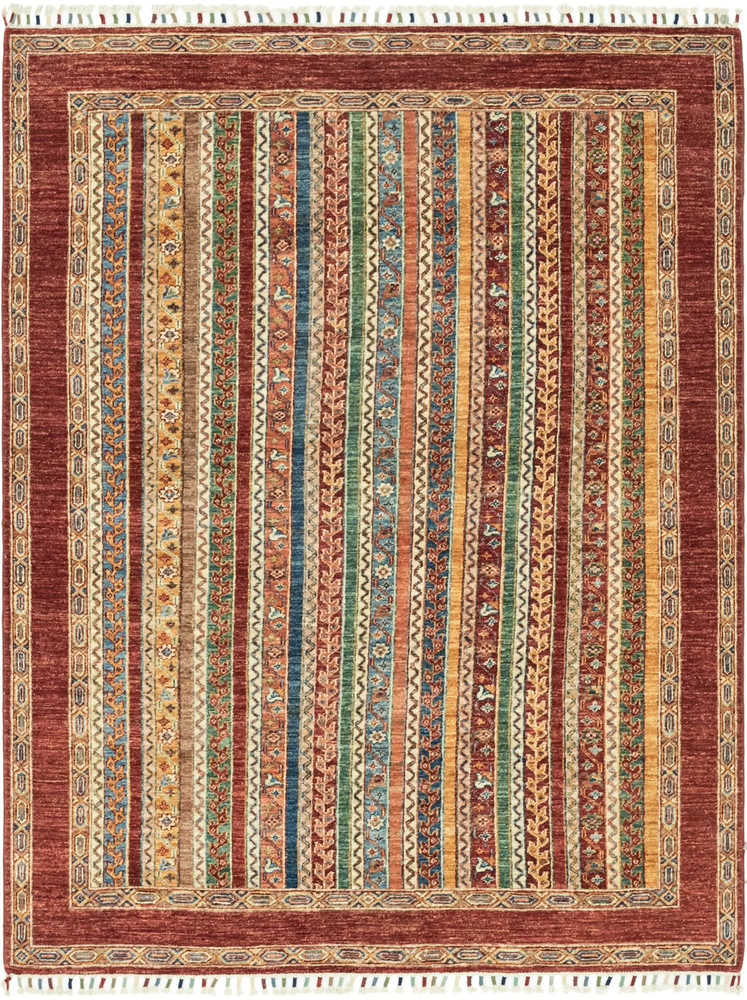 5' x 6' 7 Hand Knotted Ariana Ziegler Rug