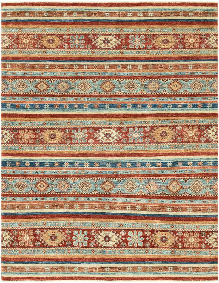 Detail image of 5' x 6' 8 Hand Knotted Ariana Ziegler Rug