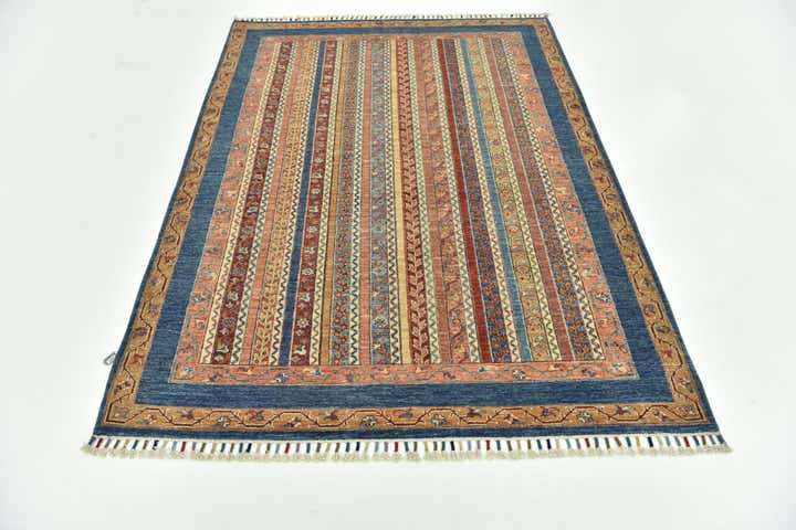 4' 11 x 6' 8 Hand Knotted Ariana Ziegler Rug