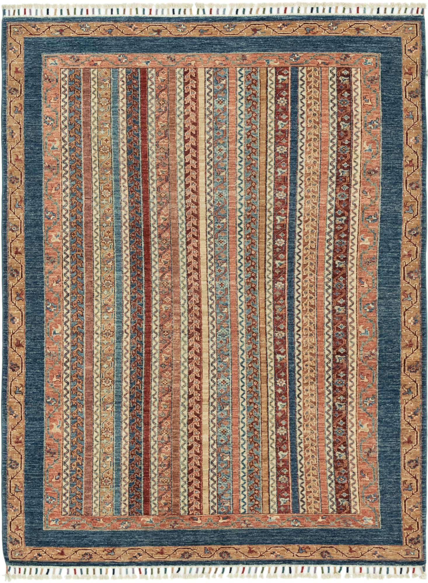 4' 11 x 6' 8 Hand Knotted Ariana Ziegler Rug