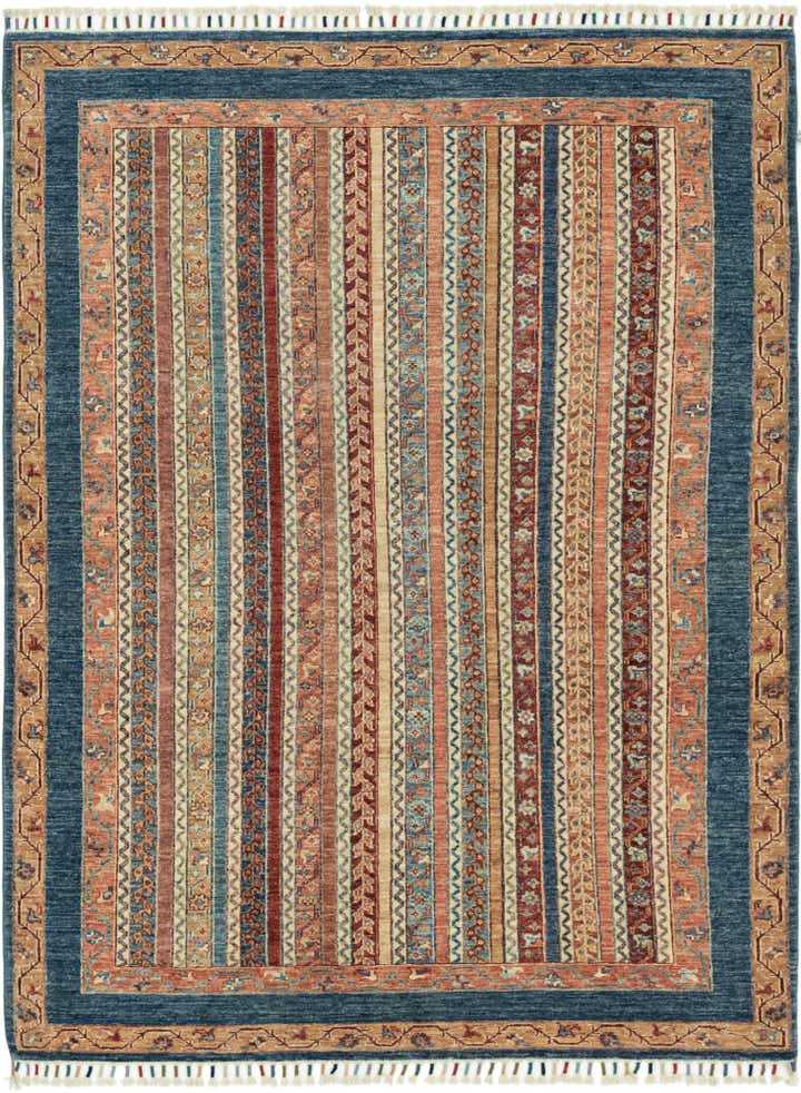 4' 11 x 6' 8 Hand Knotted Ariana Ziegler Rug