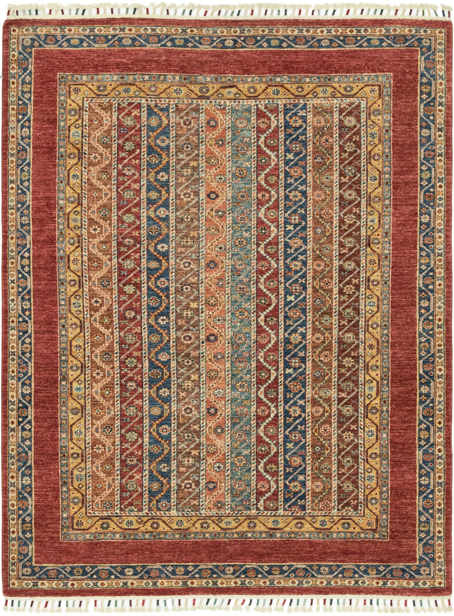 5' 2 x 6' 9 Hand Knotted Ariana Ziegler Rug