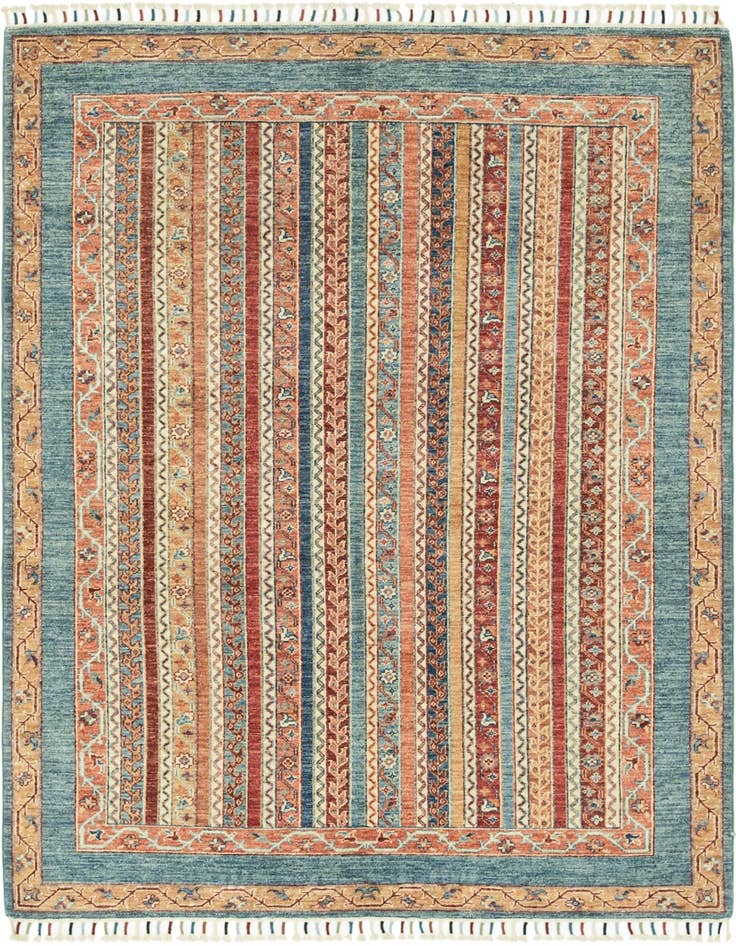 Detail image of 4' 10 x 6' 5 Hand Knotted Ariana Ziegler Rug