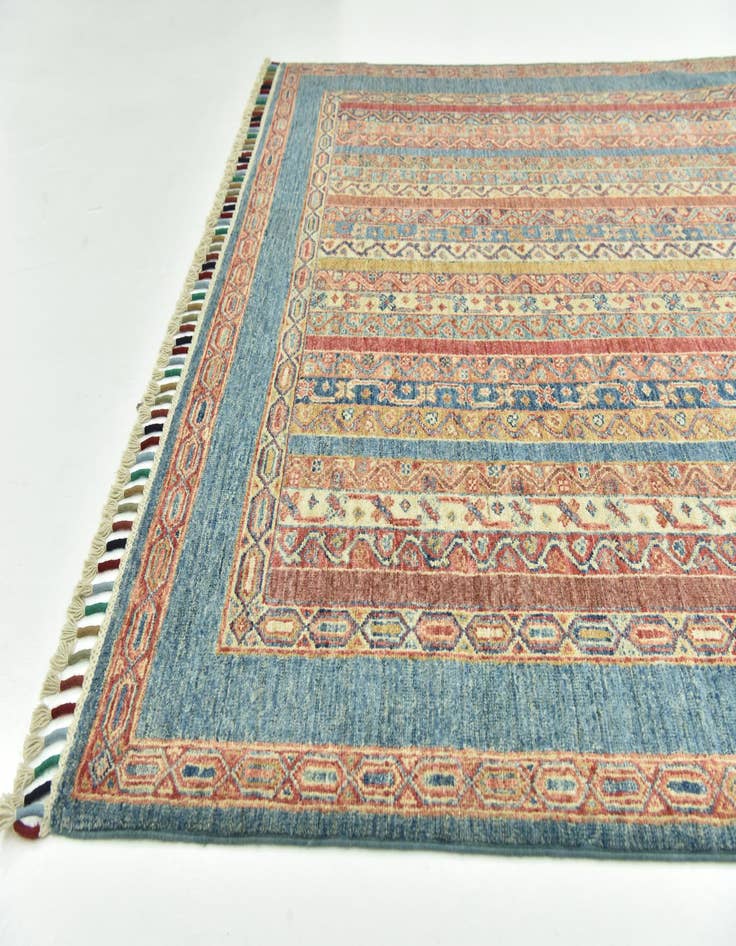 Detail image of 4' 10 x 6' 5  Hand Knotted Ariana Ziegler Rug