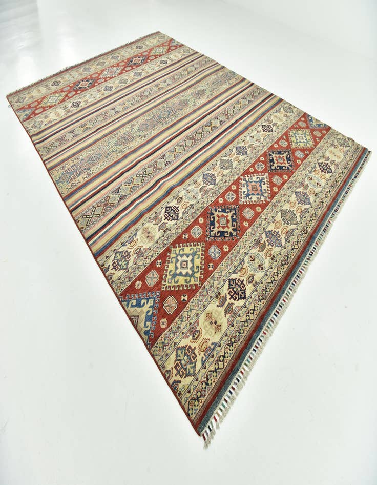 Detail image of 9' 10 x 13' 9  Hand Knotted Ariana Ziegler Rug