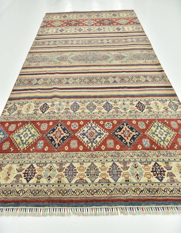 Detail image of 9' 10 x 13' 9  Hand Knotted Ariana Ziegler Rug