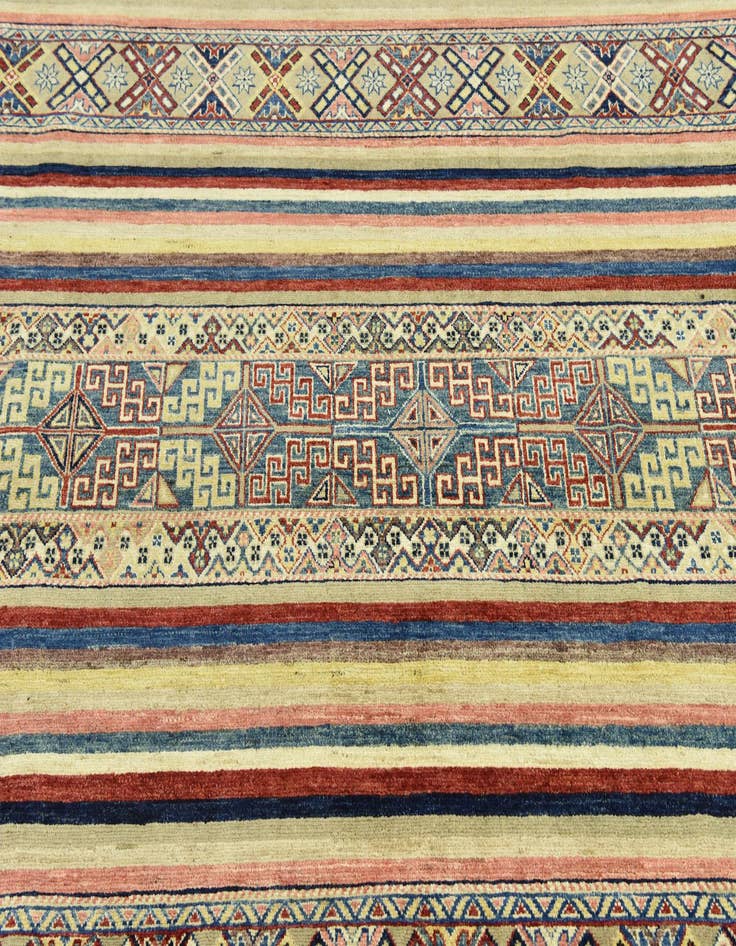 Detail image of 9' 10 x 13' 9  Hand Knotted Ariana Ziegler Rug