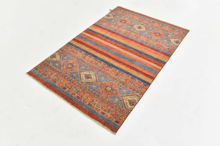 3' 3 x 5' Hand Knotted Ariana Ziegler Rug