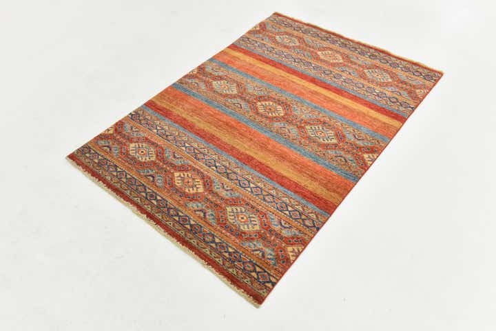 3' 5 x 4' 10 Hand Knotted Ariana Ziegler Oriental Rug