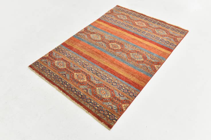 Detail image of 3' 5 x 4' 10 Hand Knotted Ariana Ziegler Oriental Rug