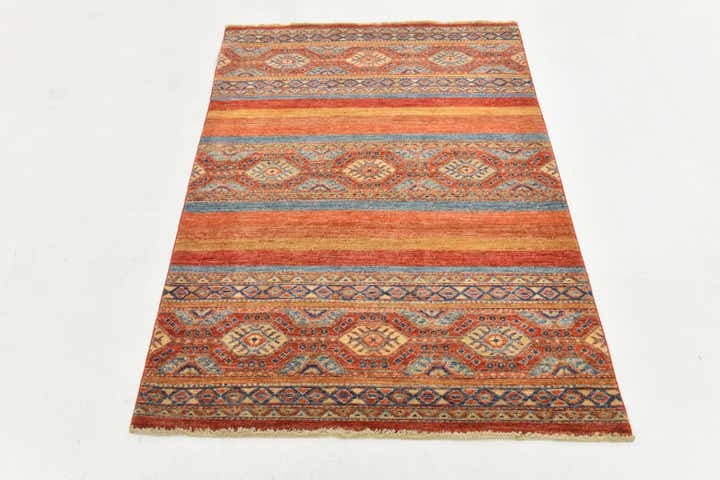 3' 5 x 4' 10 Hand Knotted Ariana Ziegler Oriental Rug