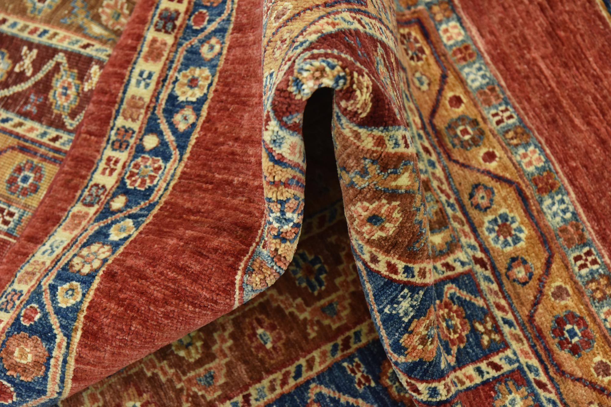 6' 8 x 9' 7 Hand Knotted Ariana Ziegler Wool Rug