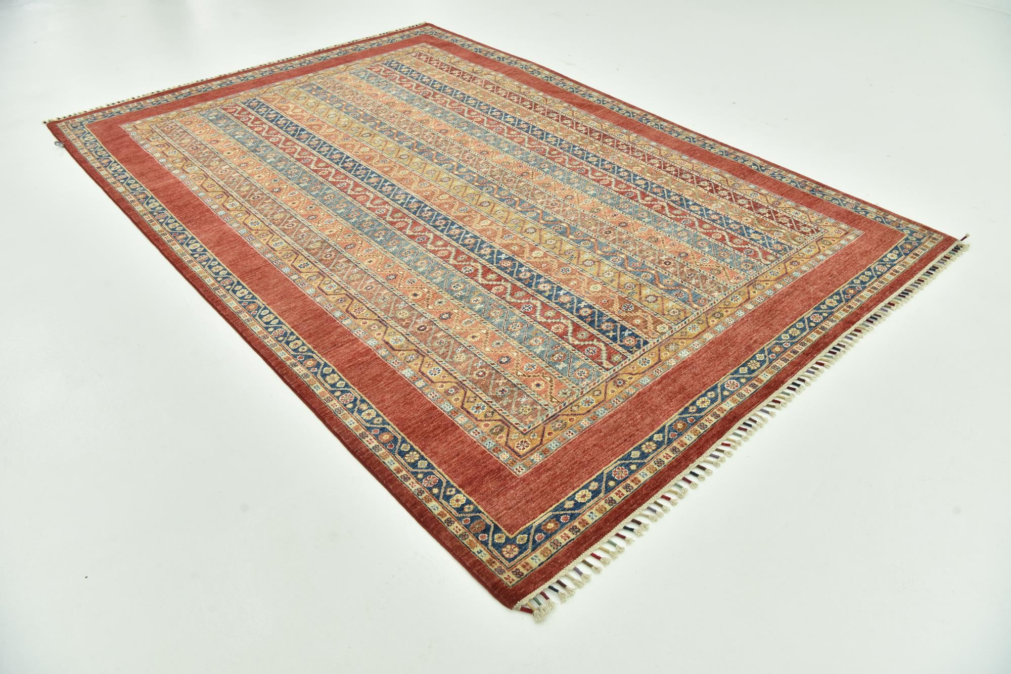 6' 8 x 9' 7 Hand Knotted Ariana Ziegler Wool Rug