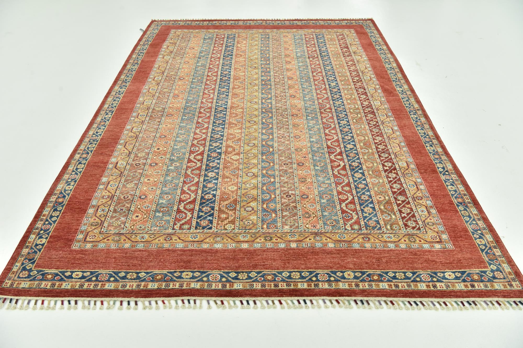 6' 8 x 9' 7 Hand Knotted Ariana Ziegler Wool Rug