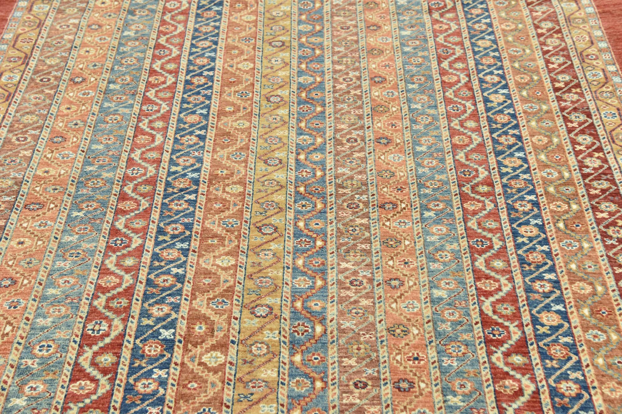6' 8 x 9' 7 Hand Knotted Ariana Ziegler Wool Rug