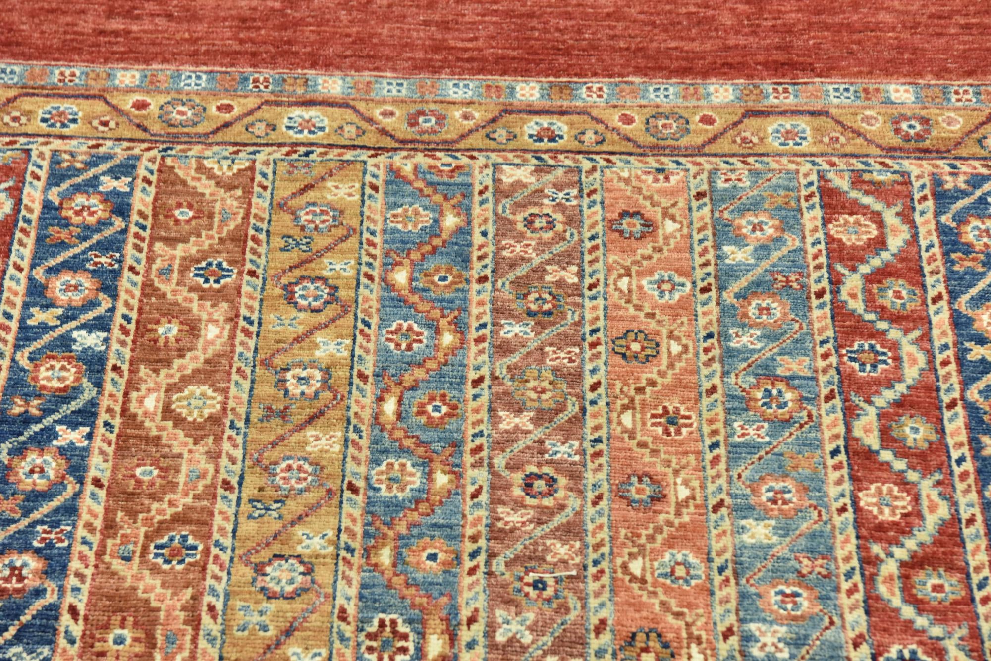6' 8 x 9' 7 Hand Knotted Ariana Ziegler Wool Rug