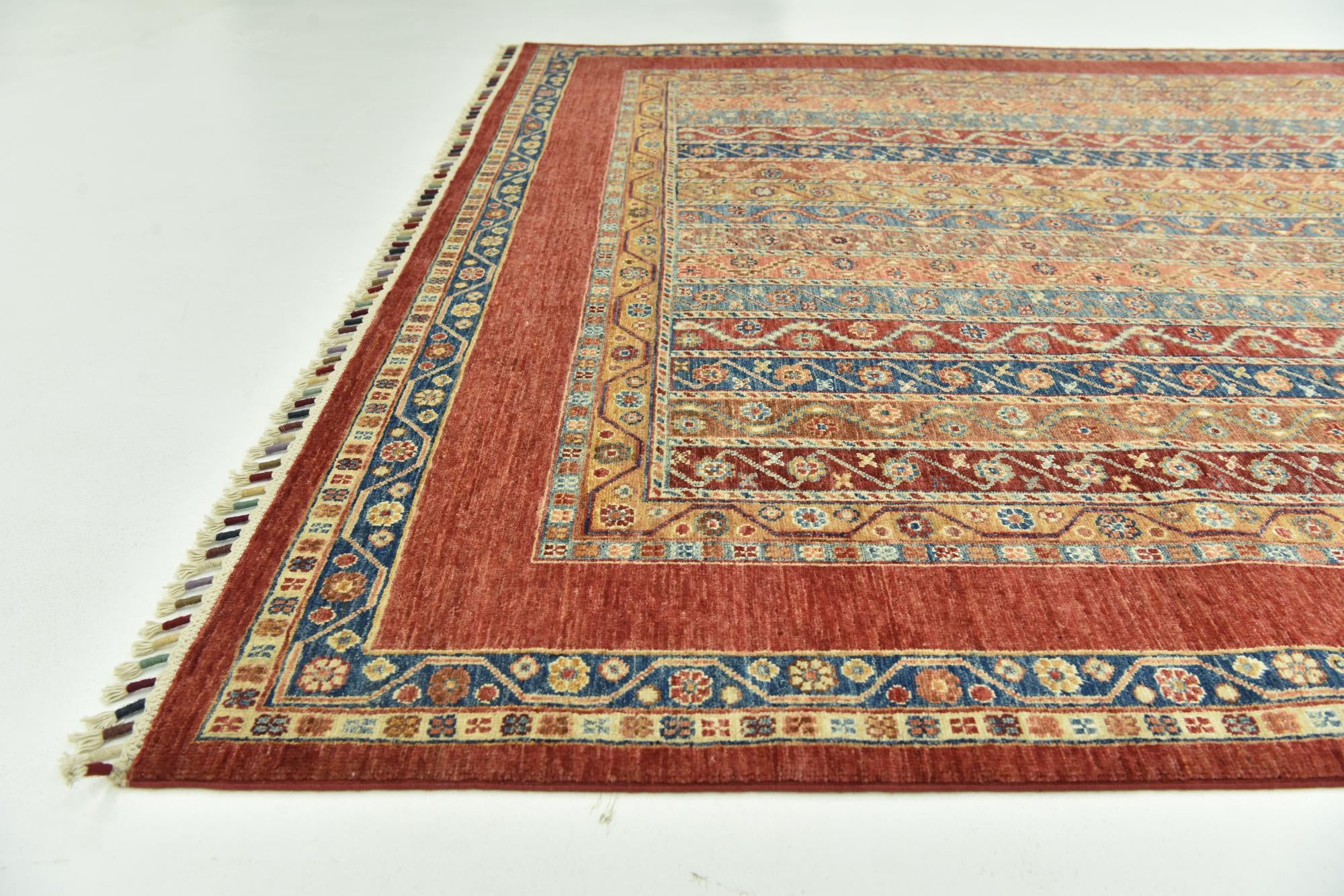 6' 8 x 9' 7 Hand Knotted Ariana Ziegler Wool Rug