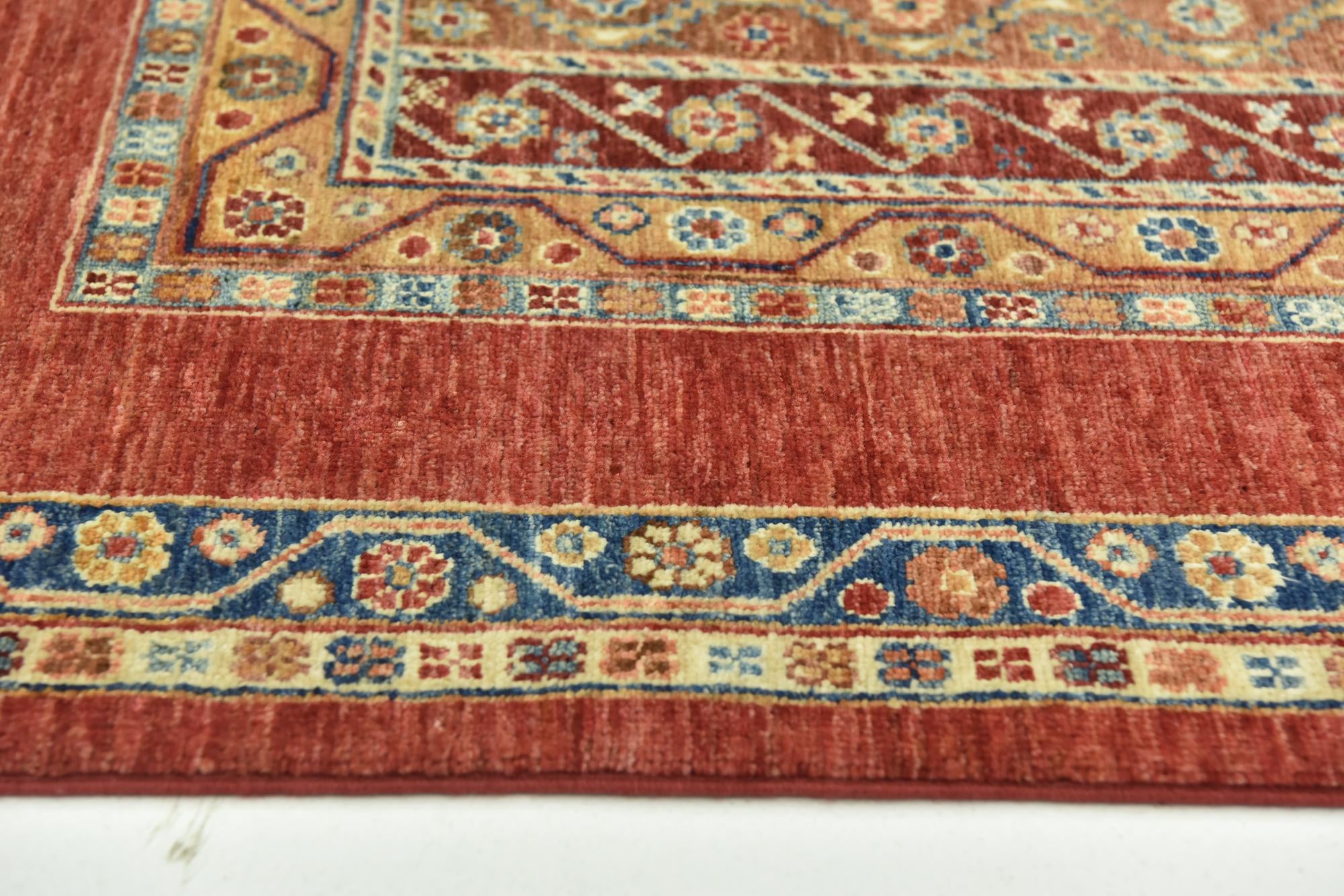 6' 8 x 9' 7 Hand Knotted Ariana Ziegler Wool Rug