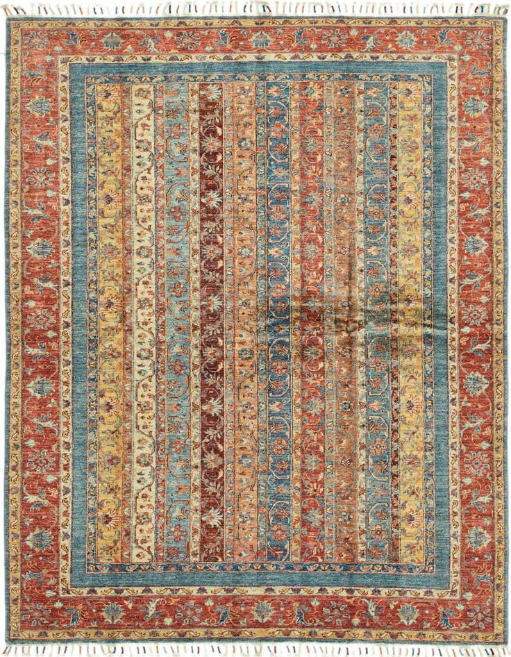 Detail image of 5' 8 x 7' 9 Hand Knotted Ariana Ziegler Rug