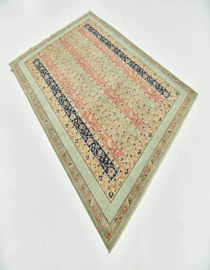 Detail image of 5' 10 x 7' 10  Hand Knotted Ariana Ziegler Rug