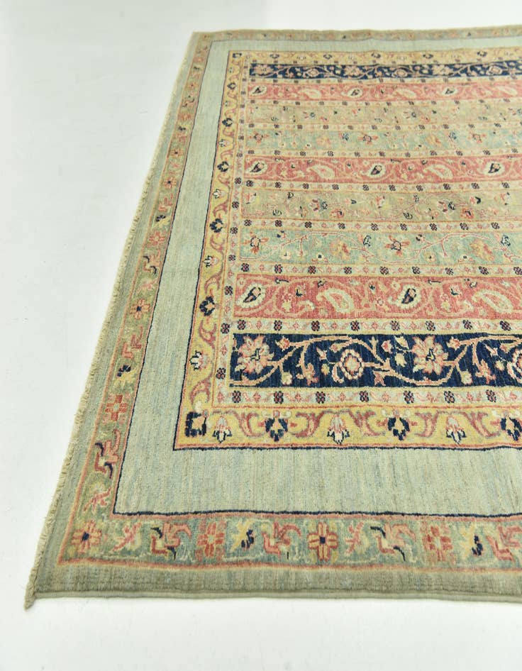 Detail image of 5' 10 x 7' 10  Hand Knotted Ariana Ziegler Rug