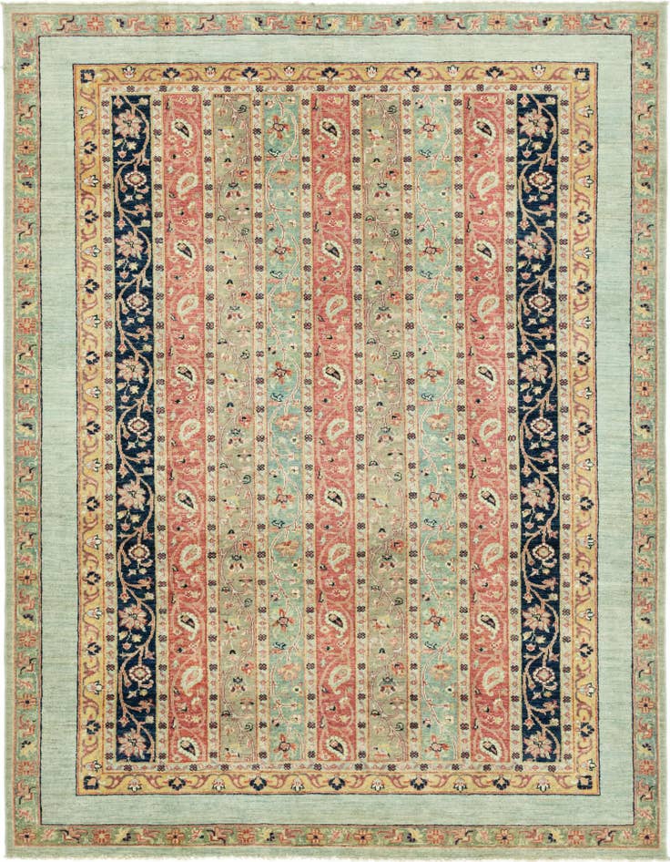 Detail image of 5' 10 x 7' 10 Hand Knotted Ariana Ziegler Rug