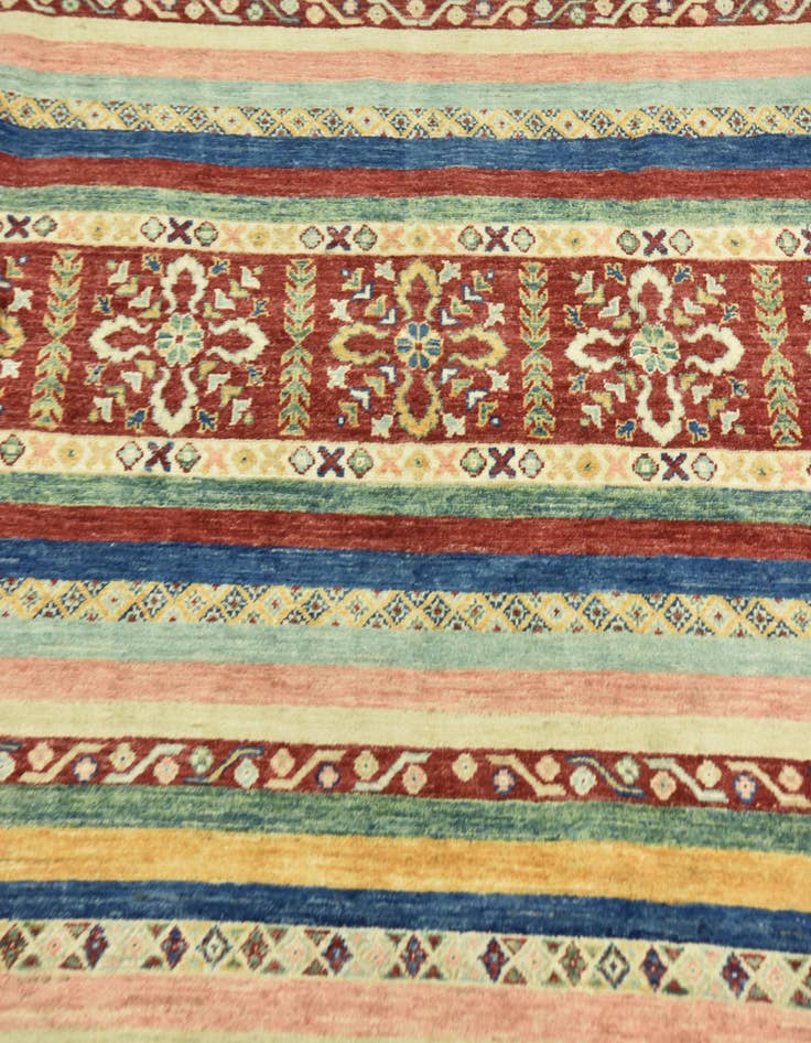 Detail image of 5' 8 x 7' 9  Hand Knotted Ariana Ziegler Rug