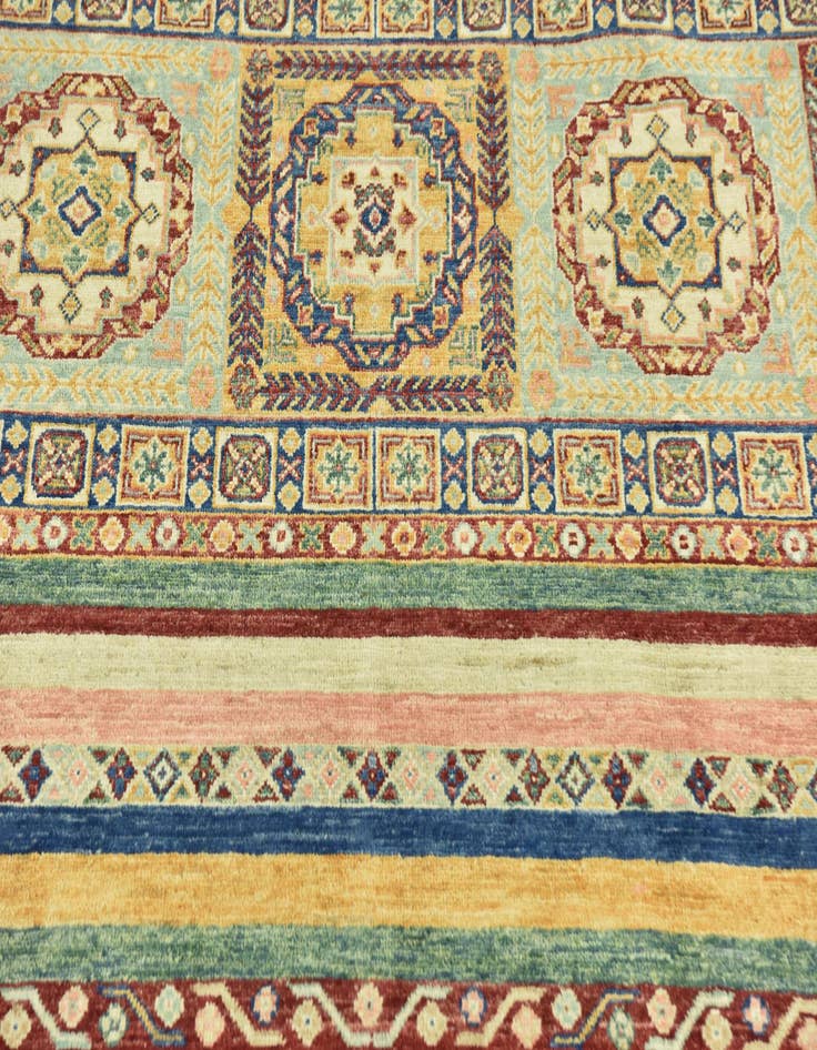 Detail image of 5' 8 x 7' 9  Hand Knotted Ariana Ziegler Rug