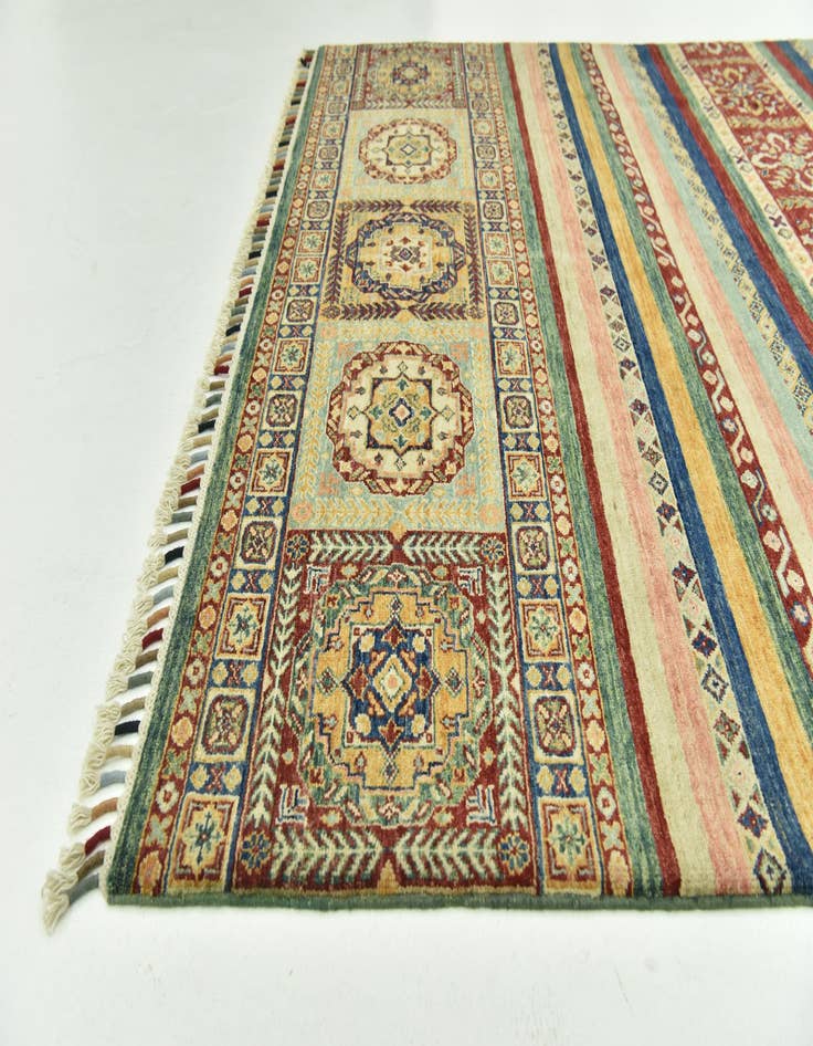 Detail image of 5' 8 x 7' 9  Hand Knotted Ariana Ziegler Rug