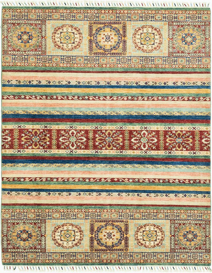 Detail image of 5' 8 x 7' 9 Hand Knotted Ariana Ziegler Rug
