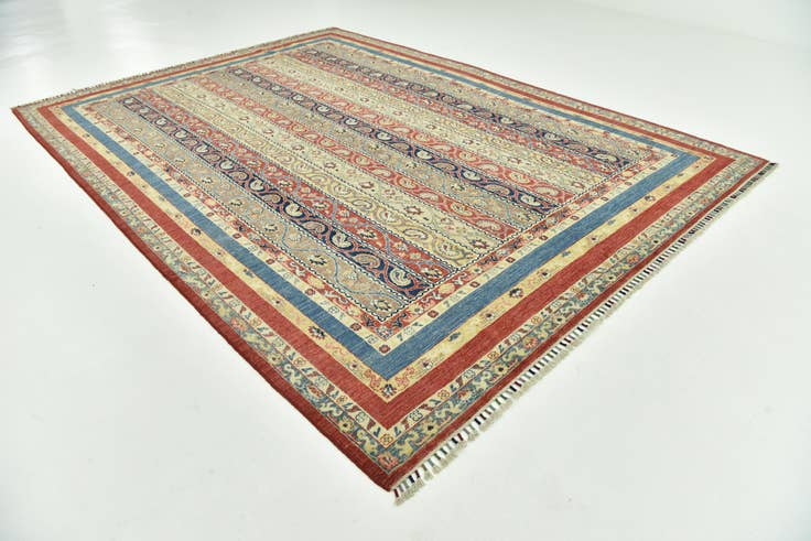 Detail image of 9' x 12' 2 Hand Knotted Ariana Ziegler Rug